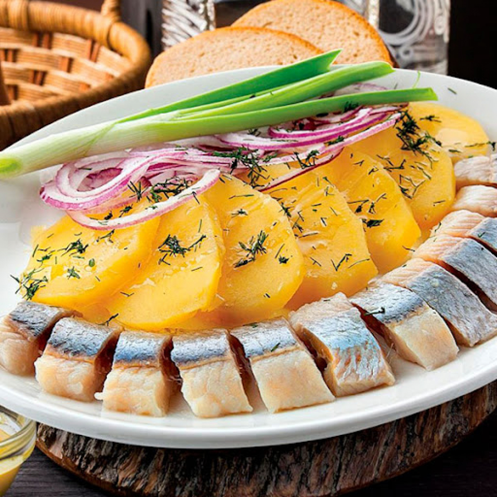 Селёдка с картофелем